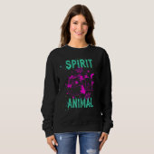 Spirit Animal Fox Lover Pink Animals Comfort Cute  Sweatshirt (Vorne ganz)