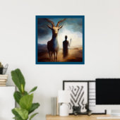 Spirit Animal Gazelle 2 Poster (Heimbüro)