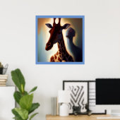 Spirit Animal Giraffe 1 Poster (Heimbüro)