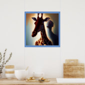 Spirit Animal Giraffe 1 Poster (Küche)