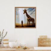Spirit Animal Giraffe 2 Poster (Küche)