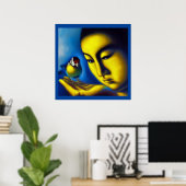 Spirit Animal Goldfinch 3 Poster (Heimbüro)