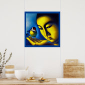 Spirit Animal Goldfinch 3 Poster (Küche)