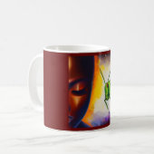 Spirit Animal Grasshopper 2 Kaffeetasse (Vorderseite Links)