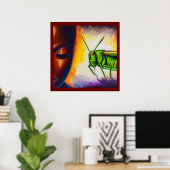 Spirit Animal Grasshopper 2 Poster (Heimbüro)