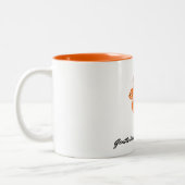 Spirit Animal Hase Zweifarbige Tasse (Links)