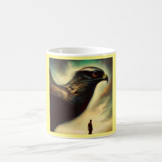 Spirit Animal Hawk 1 Kaffeetasse (Mittel)
