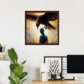 Spirit Animal Hawk 2 Poster (Heimbüro)