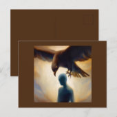 Spirit Animal Hawk 2 Postkarte (Vorne/Hinten)