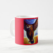 Spirit Animal Hawk 3 Kaffeetasse (Vorderseite Links)