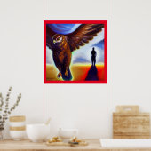 Spirit Animal Hawk 3 Poster (Küche)