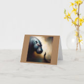 Spirit Animal Hippopotamus 2 Karte (Gelbe Blume)