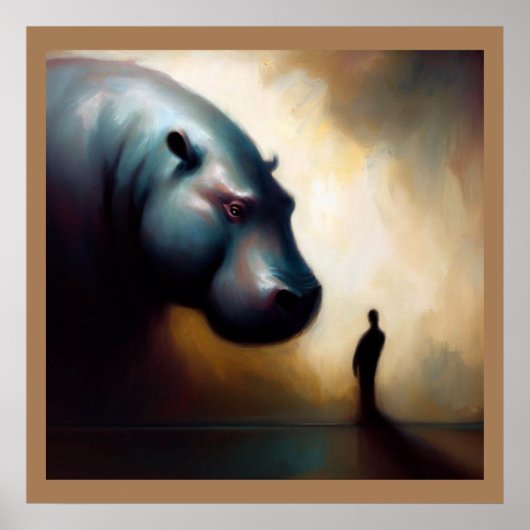 Spirit Animal Hippopotamus 2 Poster (Vorne)