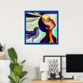 Spirit Animal Hummingbird 2 Poster (Heimbüro)