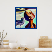 Spirit Animal Hummingbird 2 Poster (Küche)