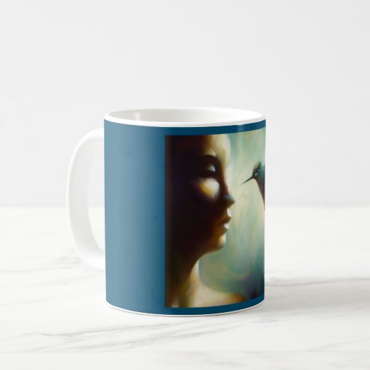 Spirit Animal Hummingbird 4 Kaffeetasse (Vorderseite Links)