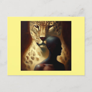 Spirit Animal Jaguar 1 Postkarte