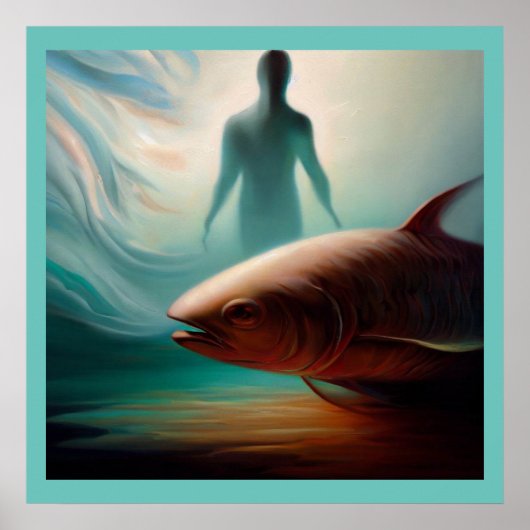 Spirit Animal Lachs 1 Poster (Vorne)