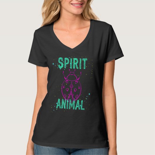 Spirit Animal Ladybug Lover Pink Animals Comfort C T-Shirt (Vorderseite)