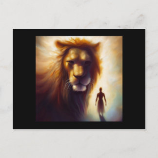 Spirit Animal Lion 1 Postkarte