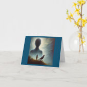 Spirit Animal Mockingbird 1 Karte (Gelbe Blume)