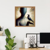 Spirit Animal Mockingbird 2 Poster (Heimbüro)