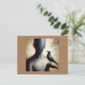 Spirit Animal Mockingbird 2 Postkarte (Stehend Vorderseite)