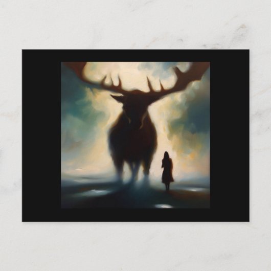 Spirit Animal Moose 2 Postkarte (Vorderseite)