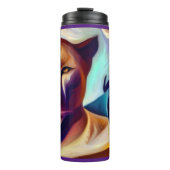 Spirit Animal Mountain Lion (1) Thermosbecher (Vorderseite)