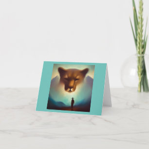 Spirit Animal Mountain Lion 3 Karte