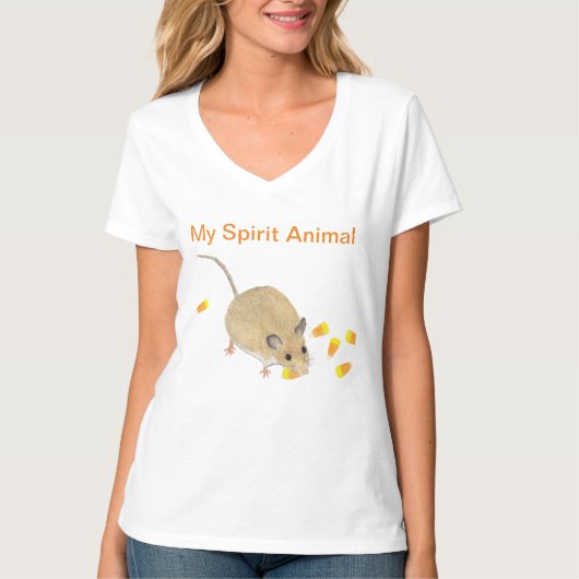 Spirit Animal Mouse T-Shirt (Vorderseite)