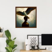 Spirit Animal Osprey 1 Poster (Heimbüro)