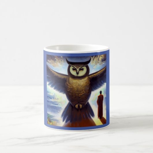 Spirit Animal Owl 4 Kaffeetasse (Mittel)