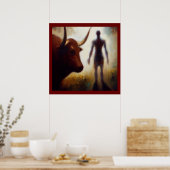 Spirit Animal Ox 1 Poster (Küche)