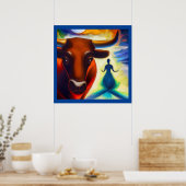 Spirit Animal Ox 4 Poster (Küche)