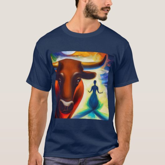 Spirit Animal Ox 4 T-Shirt (Vorderseite)