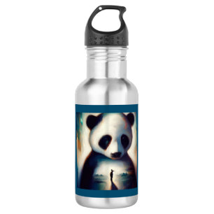 Spirit Animal Panda 1 Edelstahlflasche