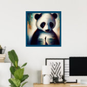Spirit Animal Panda 1 Poster (Heimbüro)