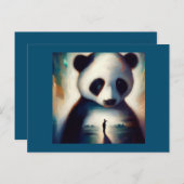 Spirit Animal Panda 1 Postkarte (Vorne/Hinten)