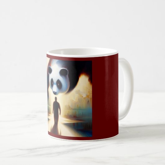 Spirit Animal Panda 2 Kaffeetasse (VorderseiteRechts)