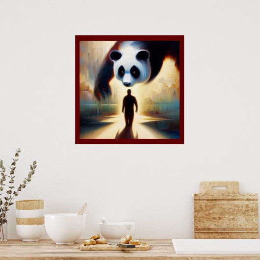 Spirit Animal Panda 2 Poster (Küche)