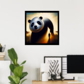 Spirit Animal Panda 3 Poster (Heimbüro)