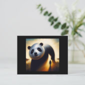 Spirit Animal Panda 3 Postkarte (Stehend Vorderseite)