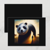 Spirit Animal Panda 3 Postkarte (Vorne/Hinten)
