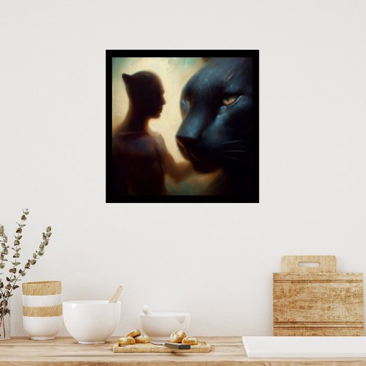 Spirit Animal Panther 2 Poster (Küche)