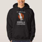 Spirit Animal Parrot Umbrella Cockatoo Hoodie (Vorderseite)