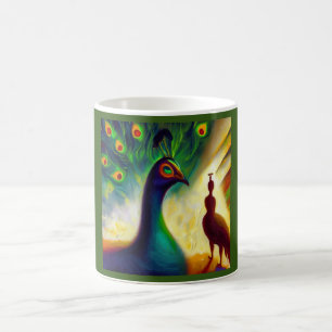 Spirit Animal Peacock 3 Kaffeetasse