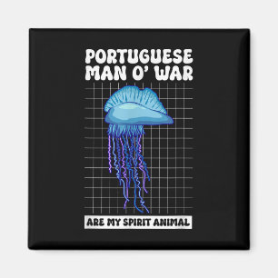 Spirit Animal Portugal Men O War Magnet