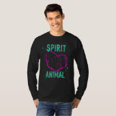 Spirit Animal Potato Lover Pink Funny Comfort Cute T-Shirt (Vorne ganz)