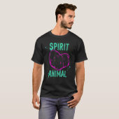 Spirit Animal Potato Lover Pink Funny Comfort Cute T-Shirt (Vorne ganz)